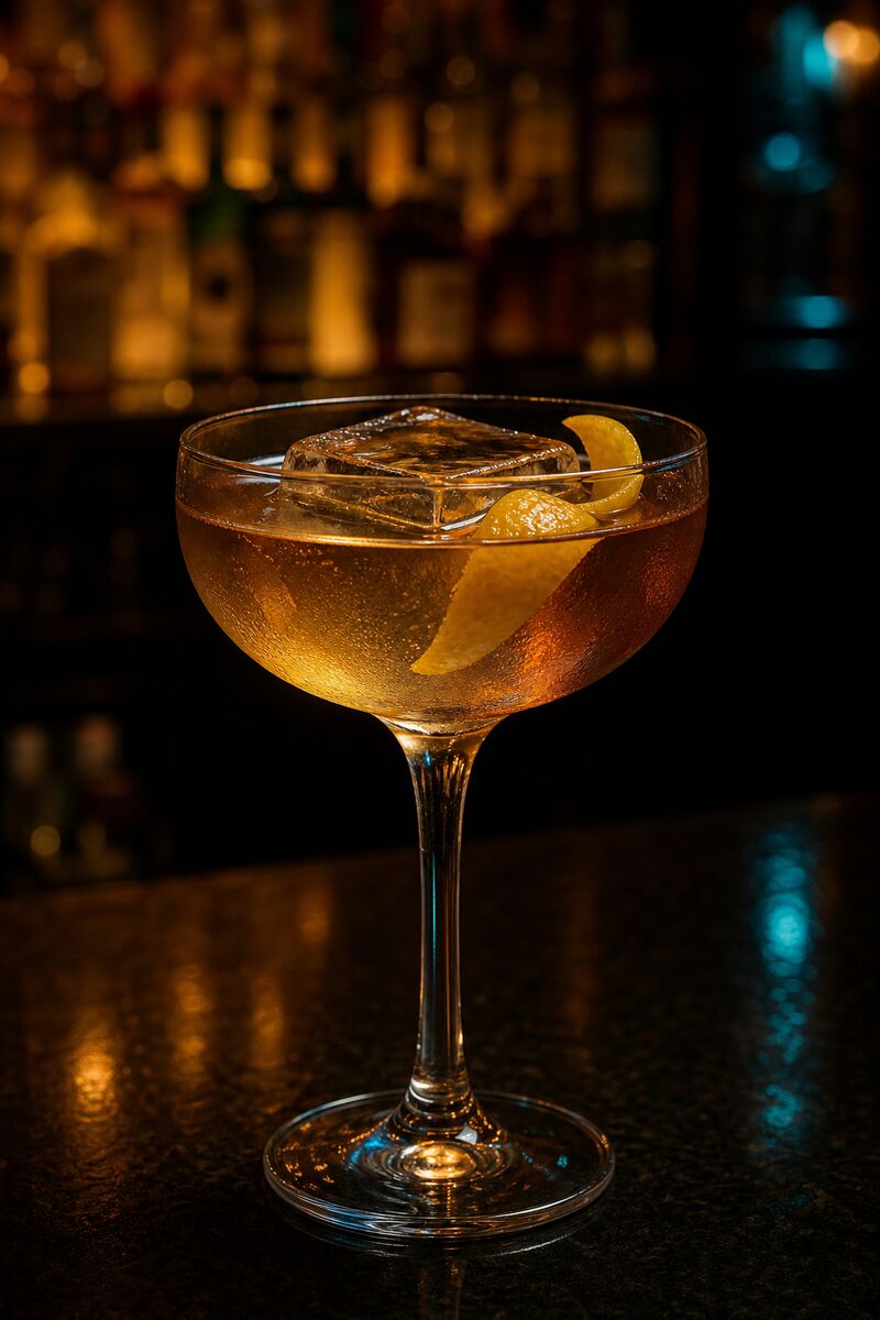 Cocktail at the bar