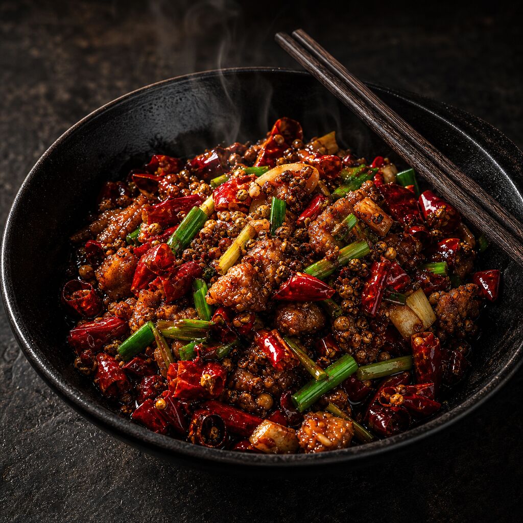 Sichuan wok dish